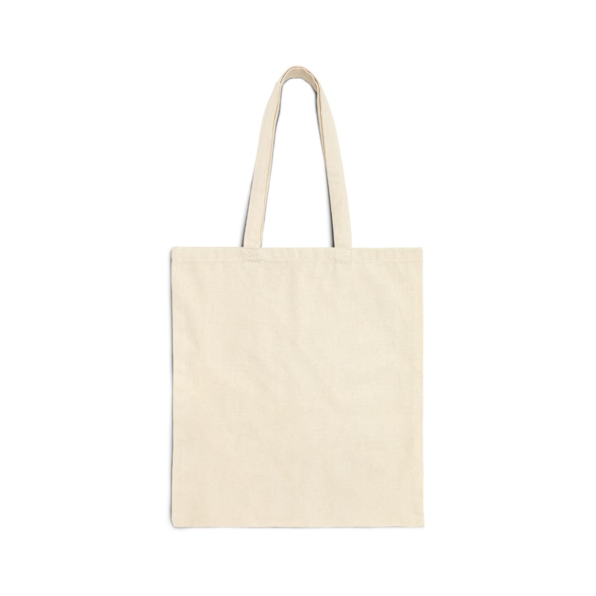 Cream canvas tote bag project preview